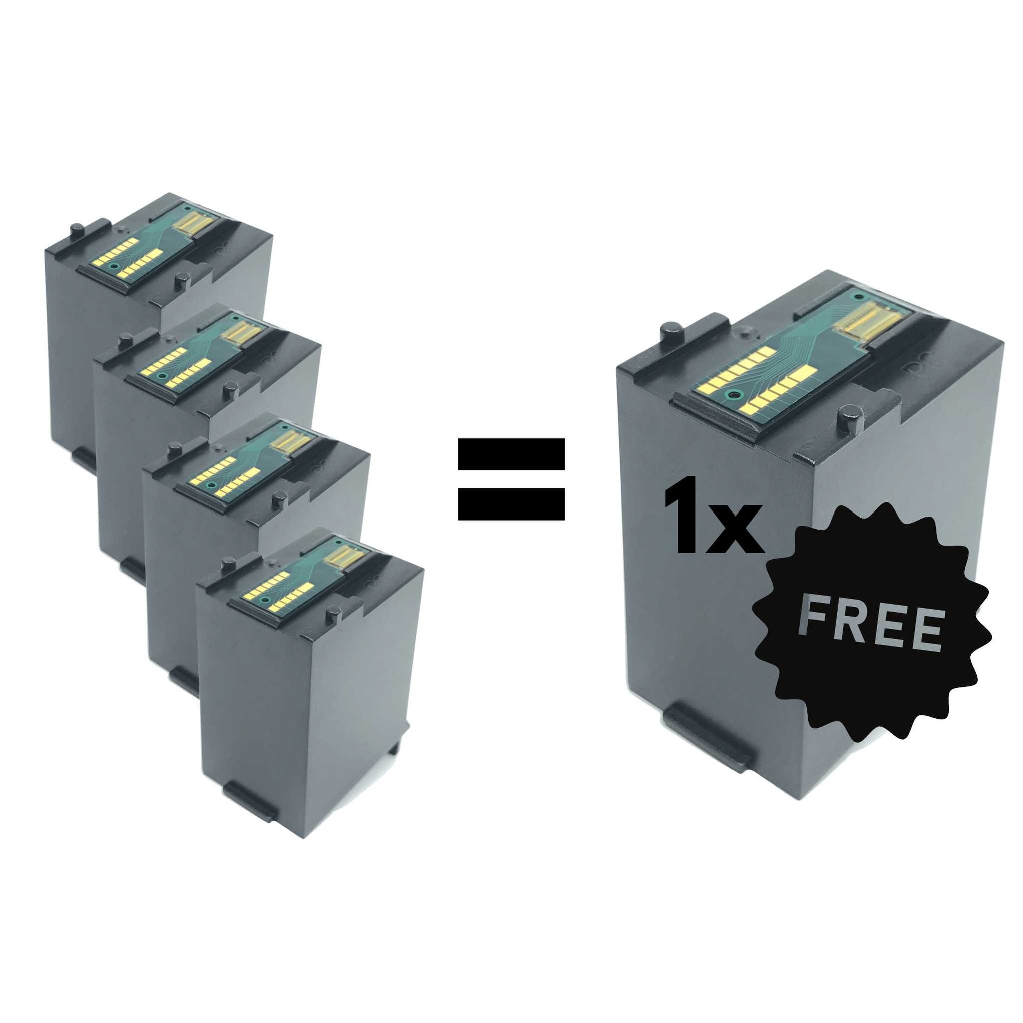 5-pack of Coloranino® coffee printer cartridges - Up to 5000 prints ...