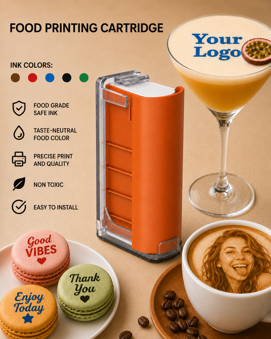 Lebensmittelpatrone PRO Version Kaffeedrucker - Bis zu 1000 Drucke (PRO-Version) Colorato-drinks
