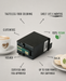 5er Paket braune Patronen Coloranino® Kaffeedrucker / Bierdrucker / Latte Art Drucker -  (1 Gratis Patrone) Standard Version Colorato-drinks